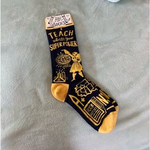 Brand new one size fits all teacher socks